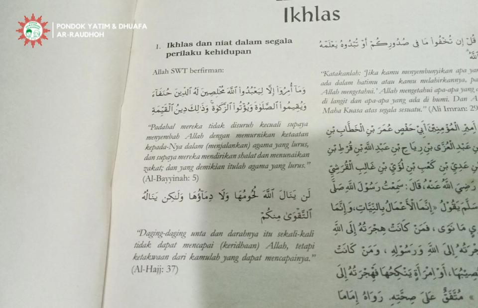 Ar-Raudhoh-Ikhlas